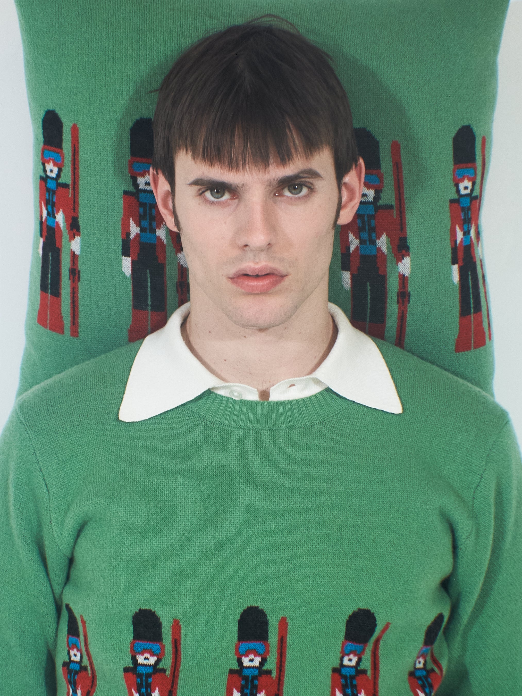 THE SKIING GUARDSMAN CUSHION