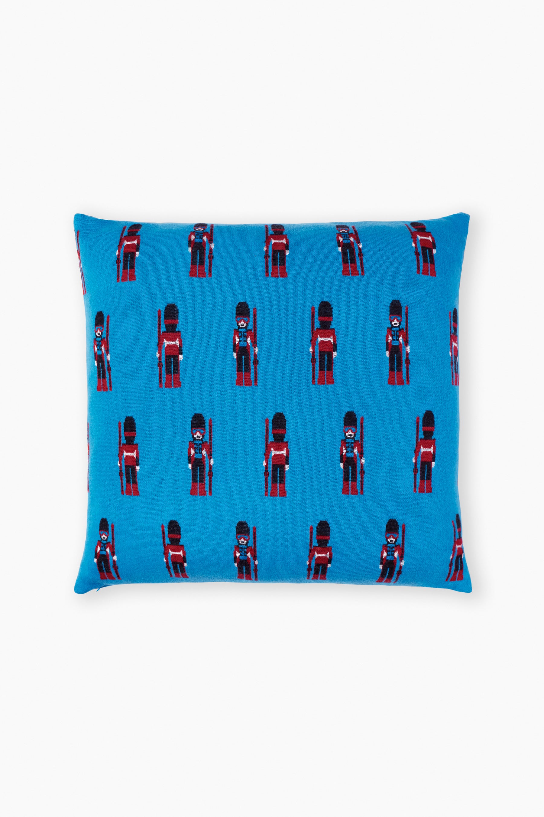 THE SKIING GUARDSMAN EUROPEAN CUSHION