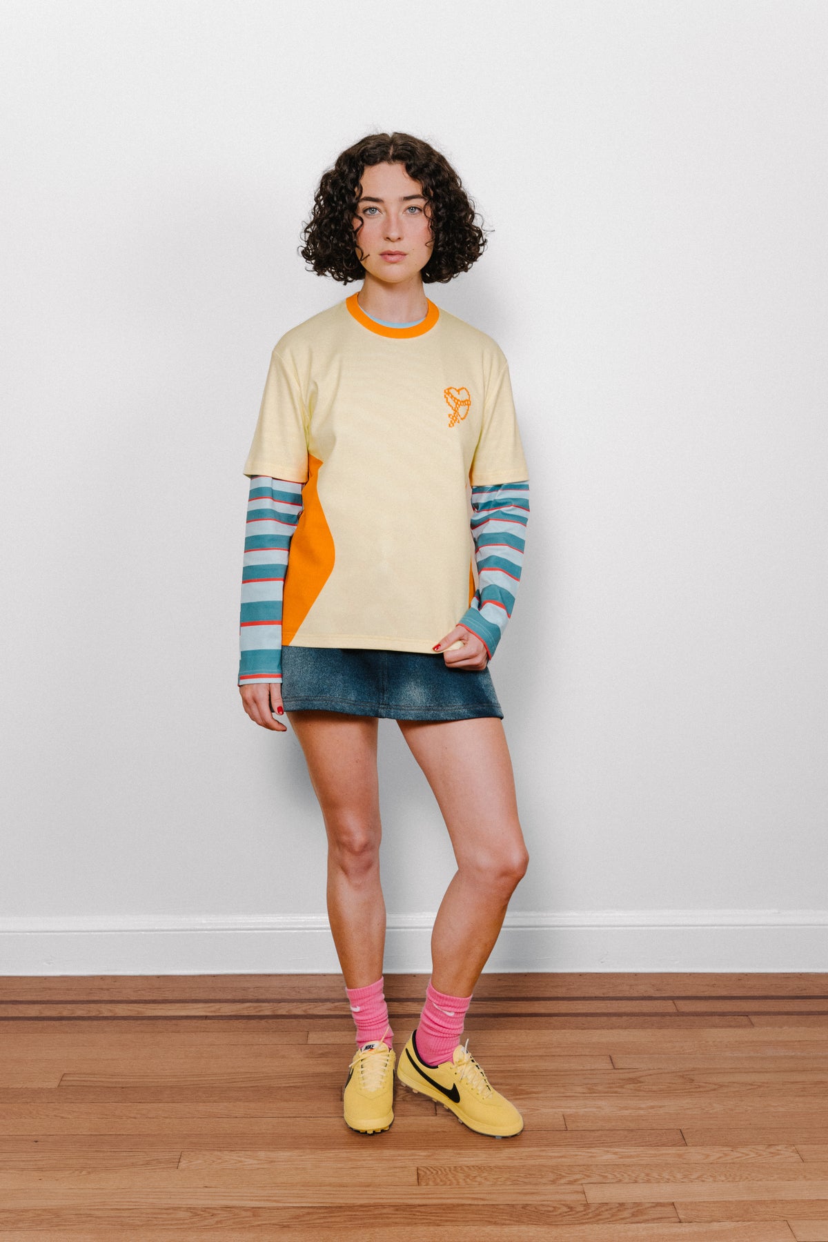 DOWNWIND LOGO ORANGE T-SHIRT