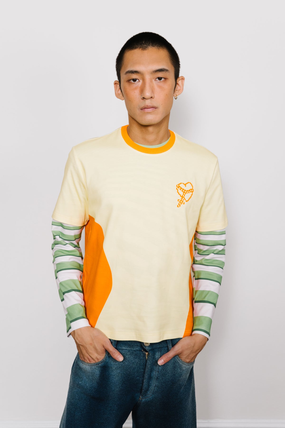 DOWNWIND LOGO ORANGE T-SHIRT