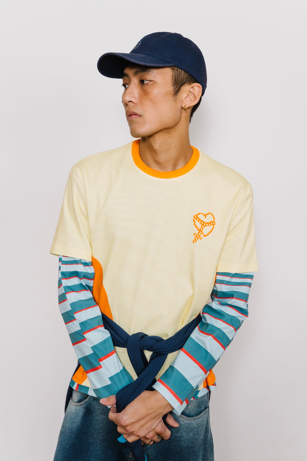 DOWNWIND LOGO ORANGE T-SHIRT